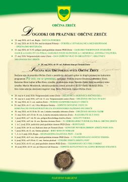 Dogodki ob prazniku Občine Zreče